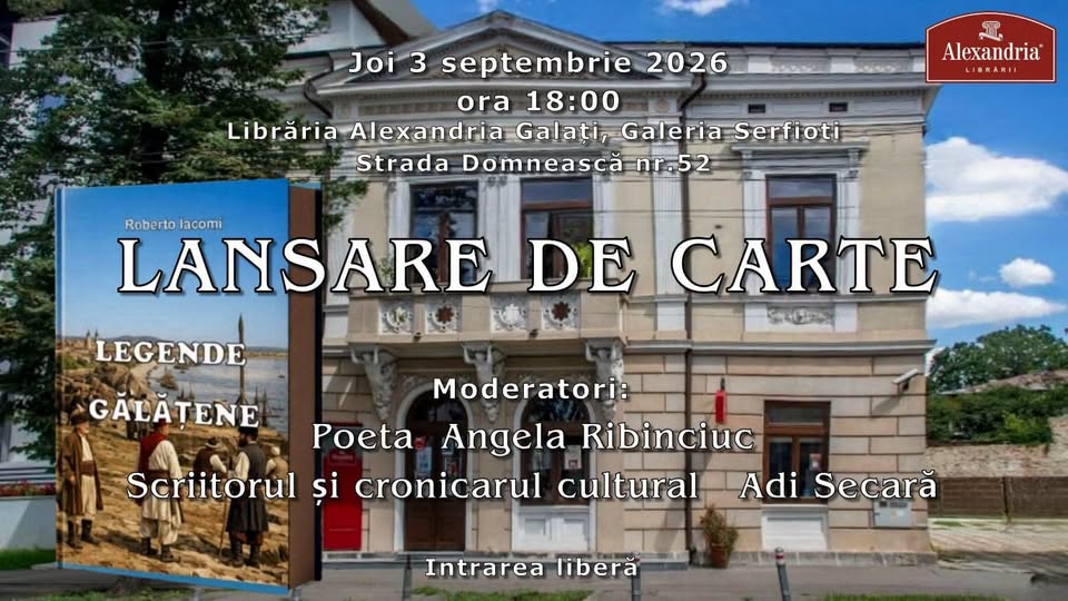 Lansare de carte – Legende gălățene