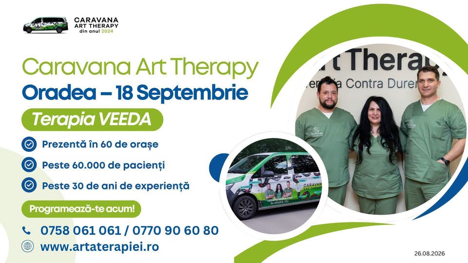 Oradea, Caravana Art Therapy revine la tine în oraș pe 18 septembrie