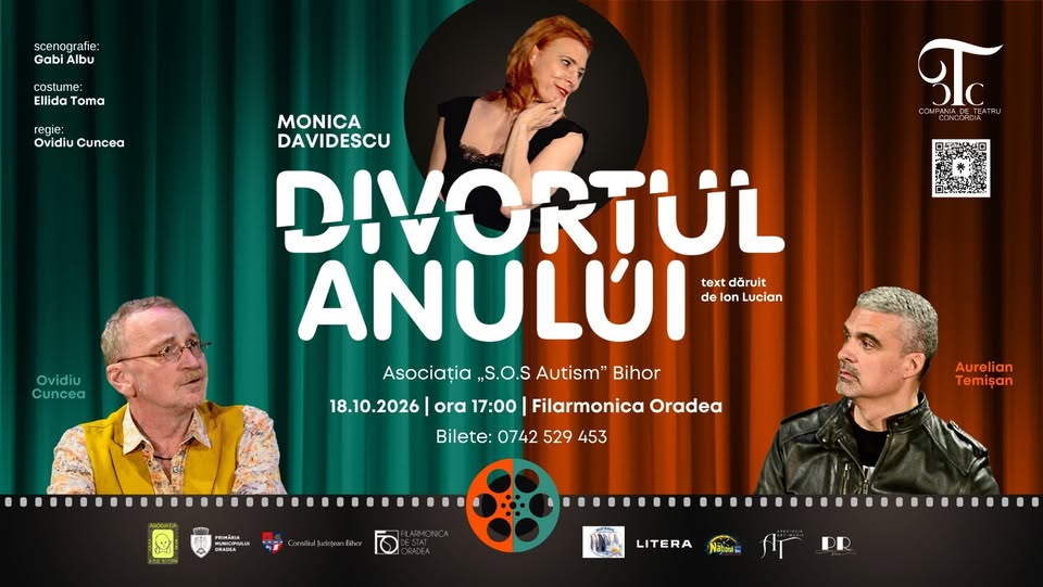 Spectacol de teatru DIVORȚUL ANULUI – Oradea