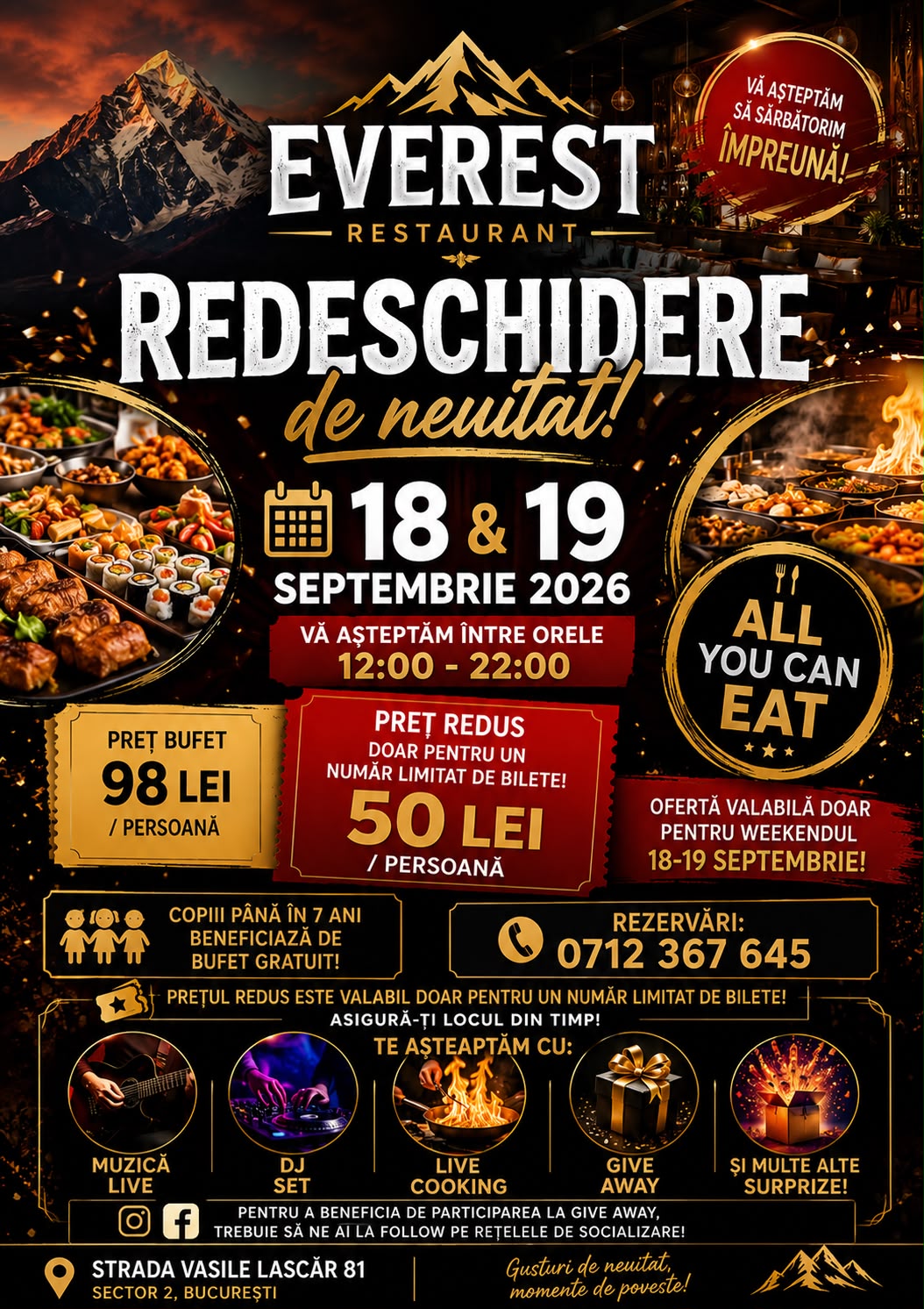 GRAND REOPENING EVEREST RESTAURANT NEPALI&INDIAN